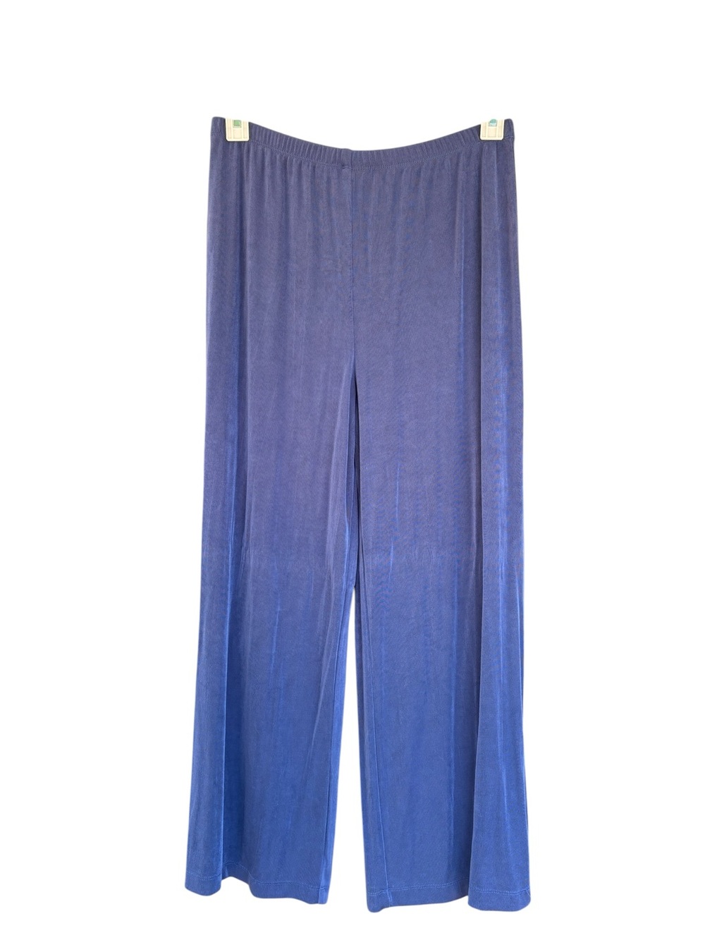 Chico's Travelers Blue Wide Leg Pull-On Pants Size 2 Wrinkle-Resistant
